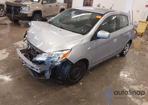 2021 Mitsubishi Mirage Carbonite Edition/Es/Le z USA, uszkodzony, nr VIN ML32AUHJ2MH005253